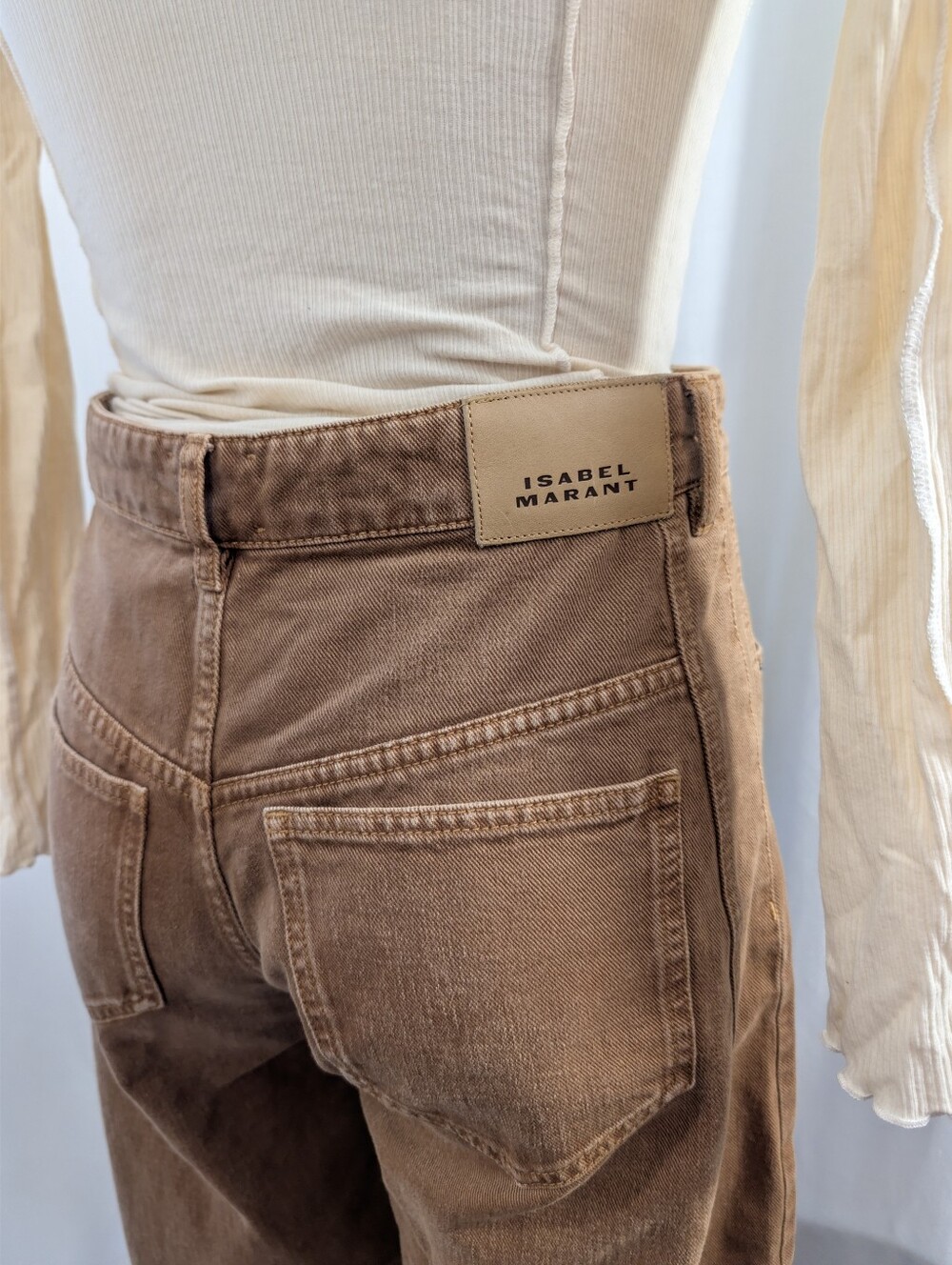 Isabel marant Oriane Mid rise Barrel Jeans